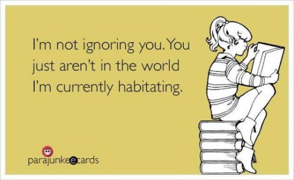 Not ignoring you