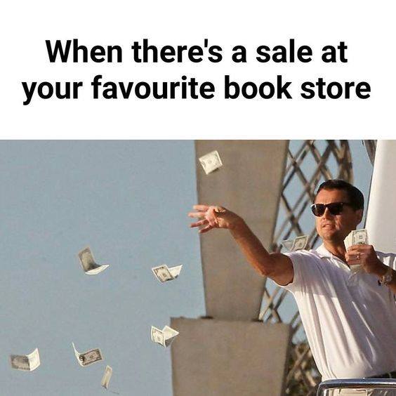 When there is a book sale