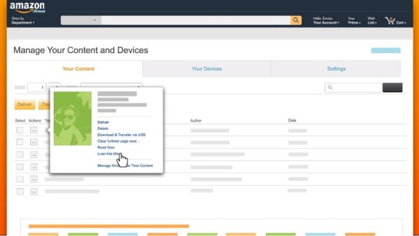 Loaning Kindle Books The 'Manage Your Contact and Devices' Method