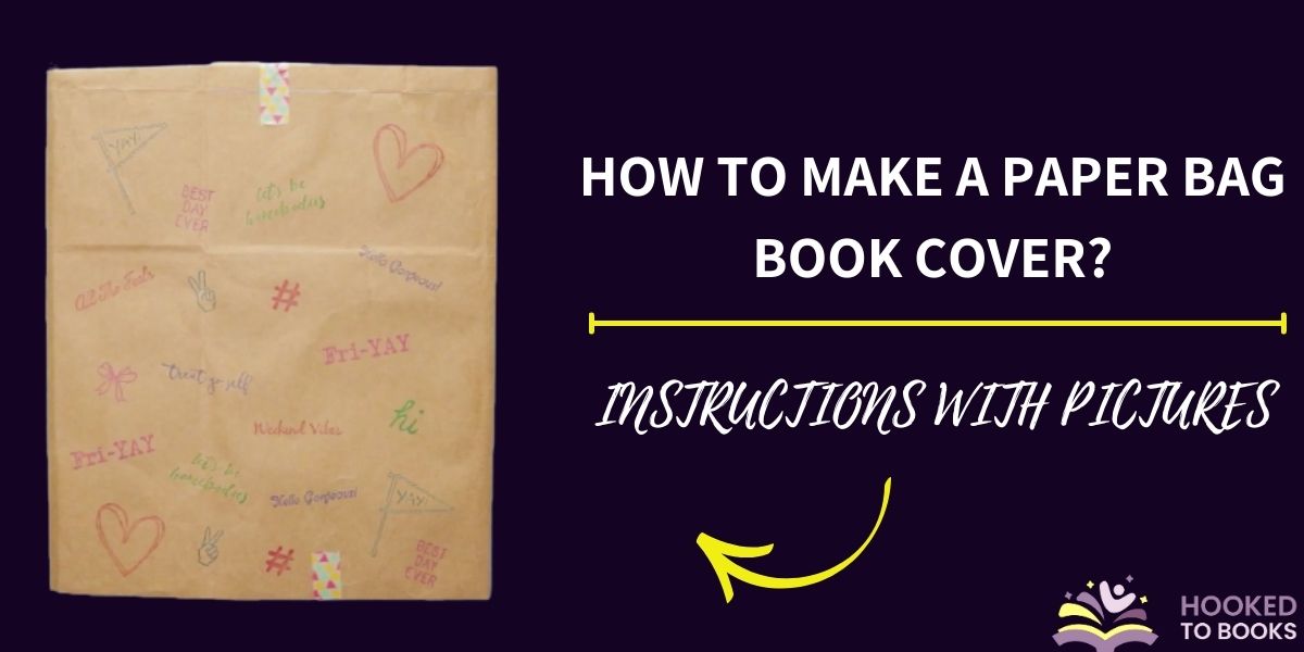 how to cover a book with a paper bag