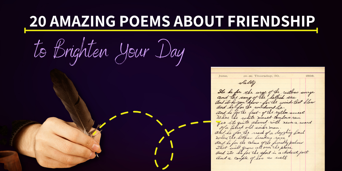 creative writing poems on friendship