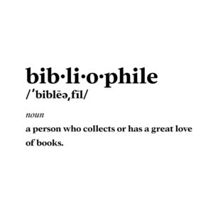 "Bibliophile Defined" Digital Download Print
