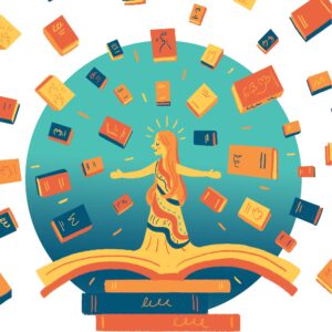 "Book Goddess 2" Digital Download Print