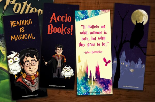 Harry Potter Digital Download Printable Bookmarks