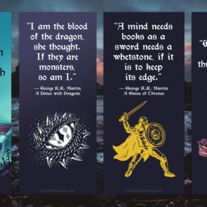 A Song of Ice & Fire - GOT Digital Download Printable Bookmarks