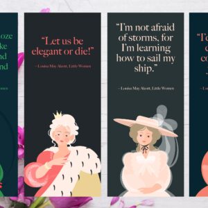 Little Women Digital Download Printable Bookmarks