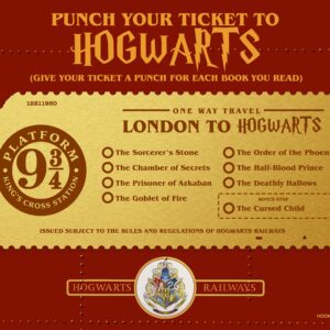 Harry Potter Reading Checklist 2