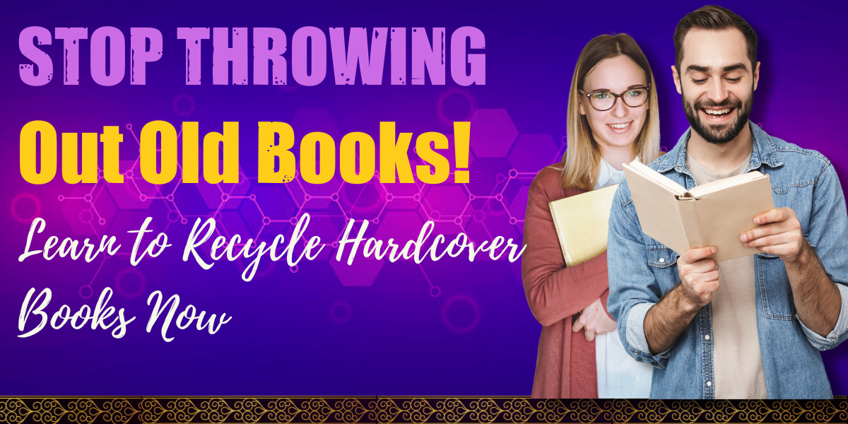 how to recycle hardcover books